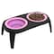 Pet Adobe Elevated Pet Bowls with Non-Slip Stand for Food and Water, Dogs / Cats 16-ounce Each, Pink 986153RPH - alternate 1